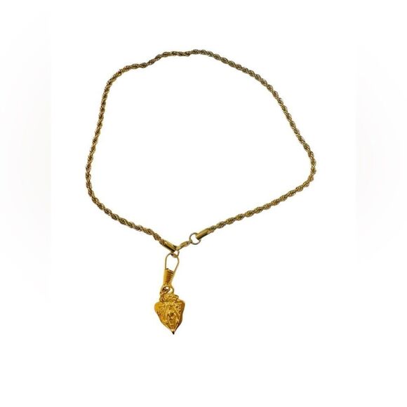 Gucci  bag charm with metal necklace - Picture 1 of 8
